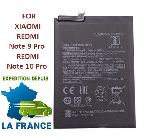 Batterie pour xiaomi bn53 - xiaomi,